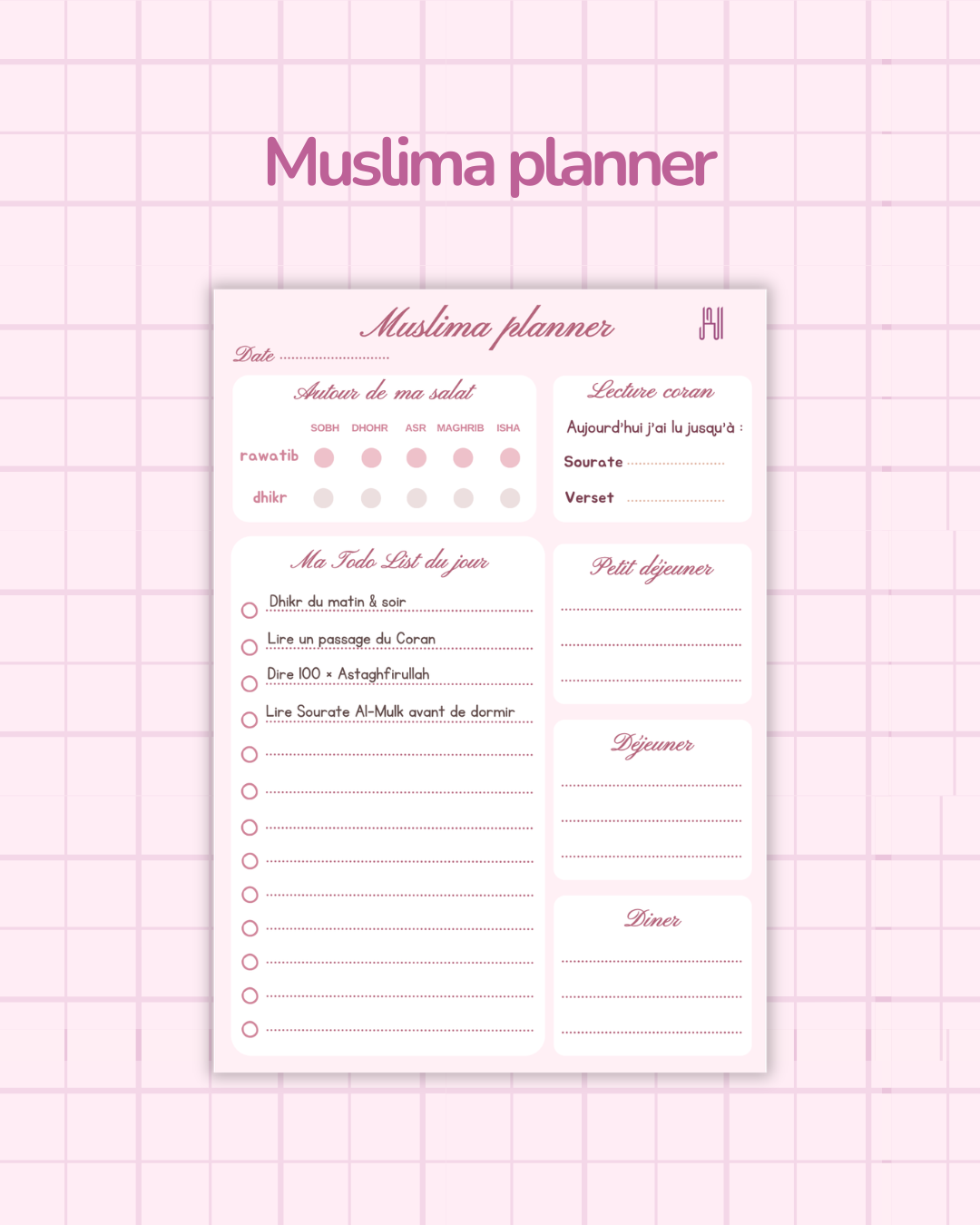 Muslima planner