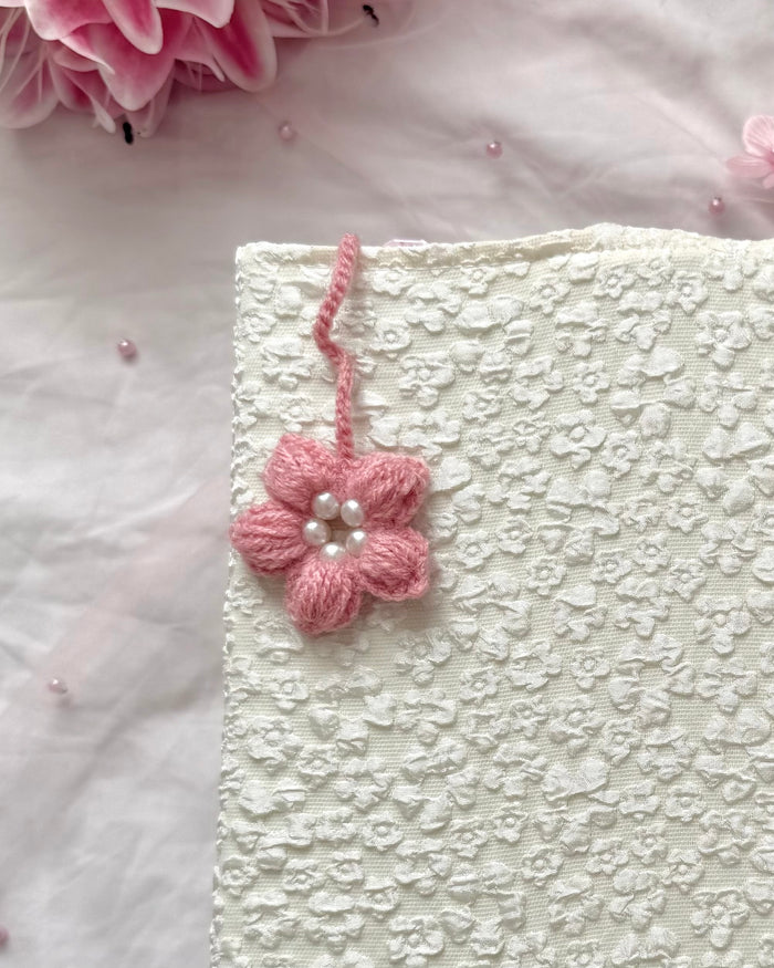 Marque-page en crochet – Perles