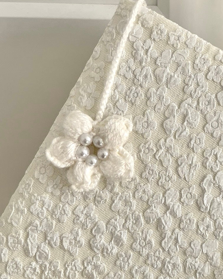 Marque-page en crochet – Perles