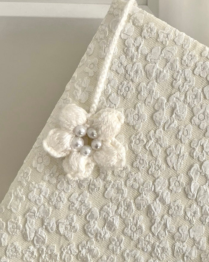 Marque-page en crochet – Perles