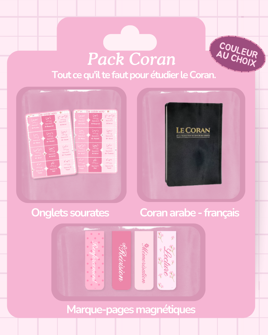 Pack Coran Tawbah - AR/FR