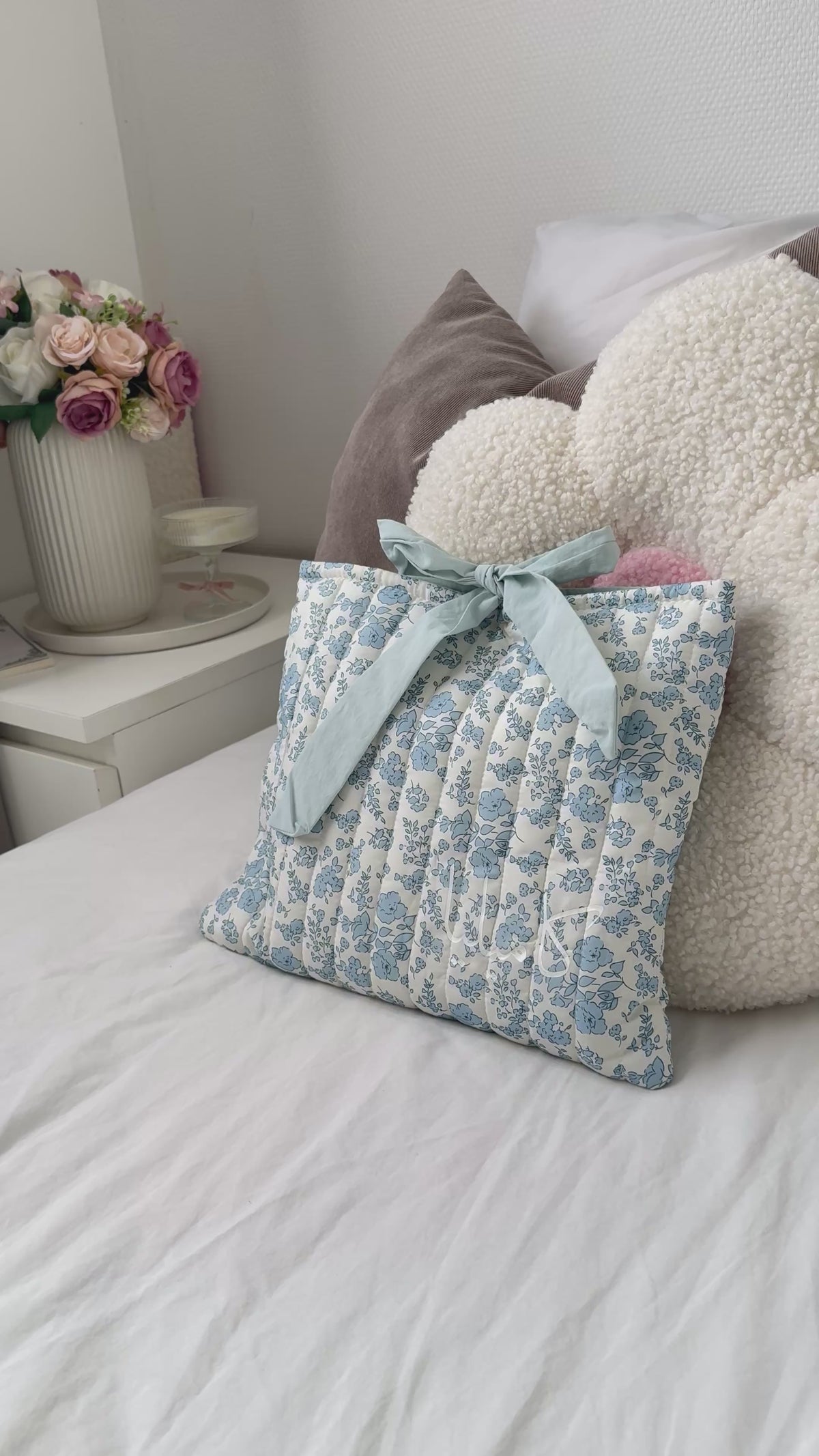 Pochette coran personnalisé - Bleu