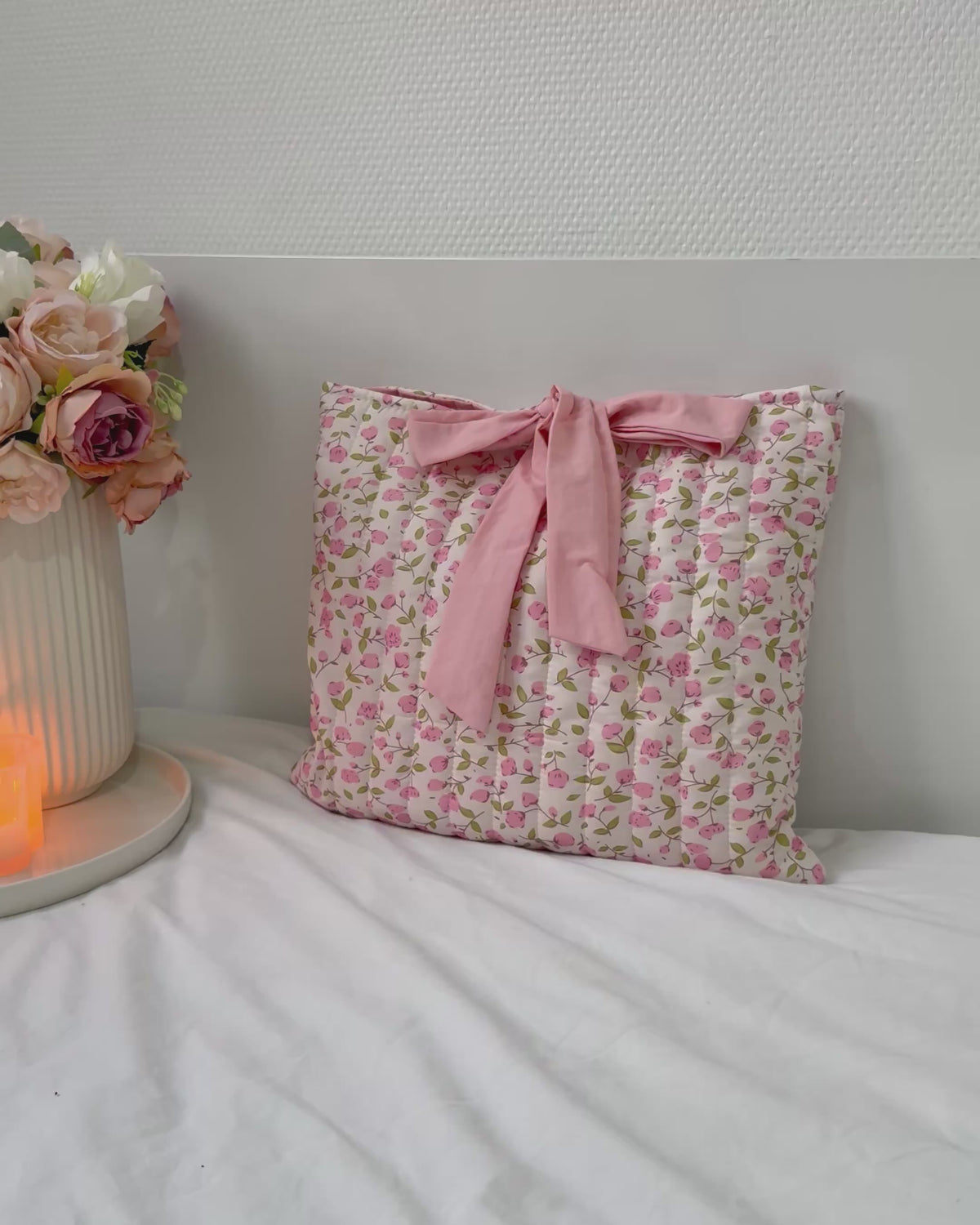 Pochette coran personnalisé - Rose