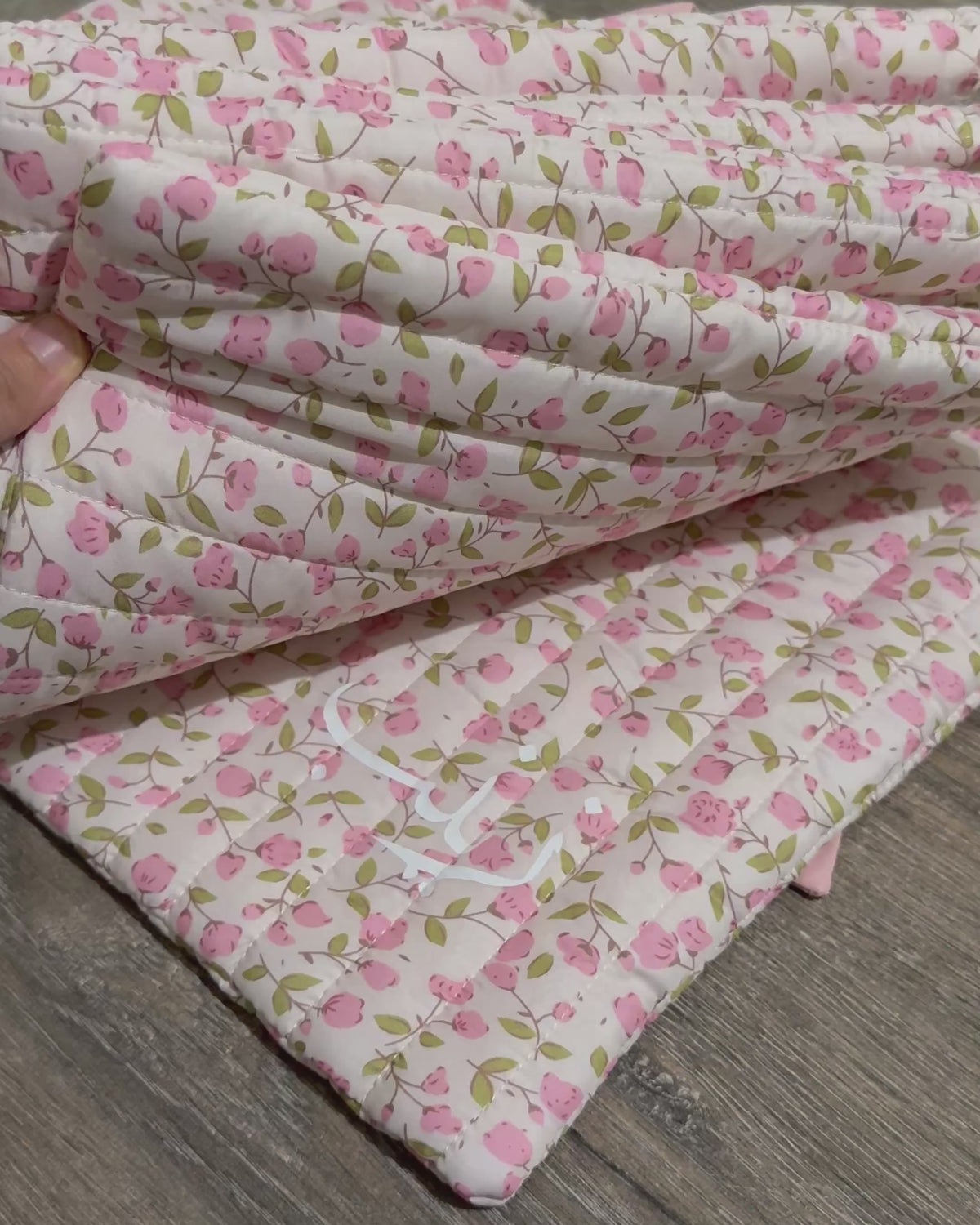 Pochette coran personnalisé - Rose